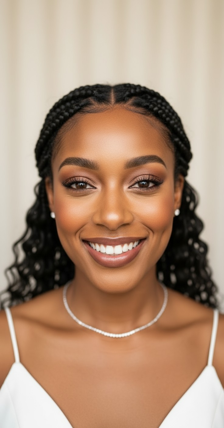 After Fulani Braids With Curls